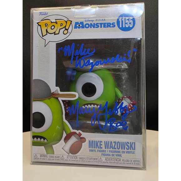 Mike Wazowski Disney Pixar Monsters Funko POP #1155 autograph/sign